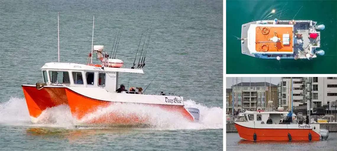 Simon Logan's Charter Boat 'Deep Blue'